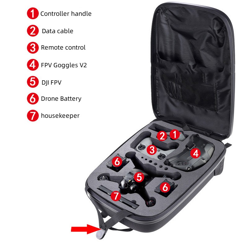 Sırt çantası sert çanta EVA as - Fpv Drone Bag incelemesi ve fiyatı