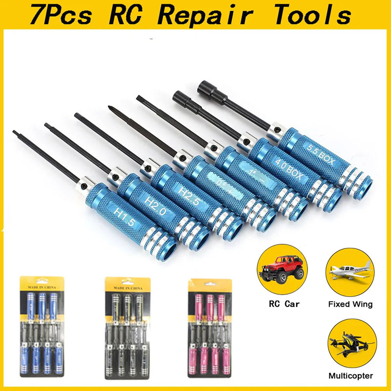 7 Parça 1.5 2.0 2.5mm RC Hex T - Fpv Drone Tool Kit incelemesi ve fiyatı