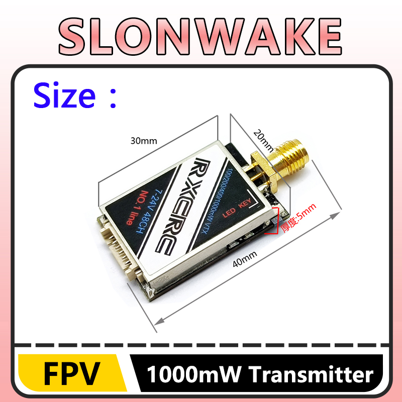 SLONWAKE 5.8G 48CH 1W VTX 100/ - Fpv Drone Frame incelemesi ve fiyatı