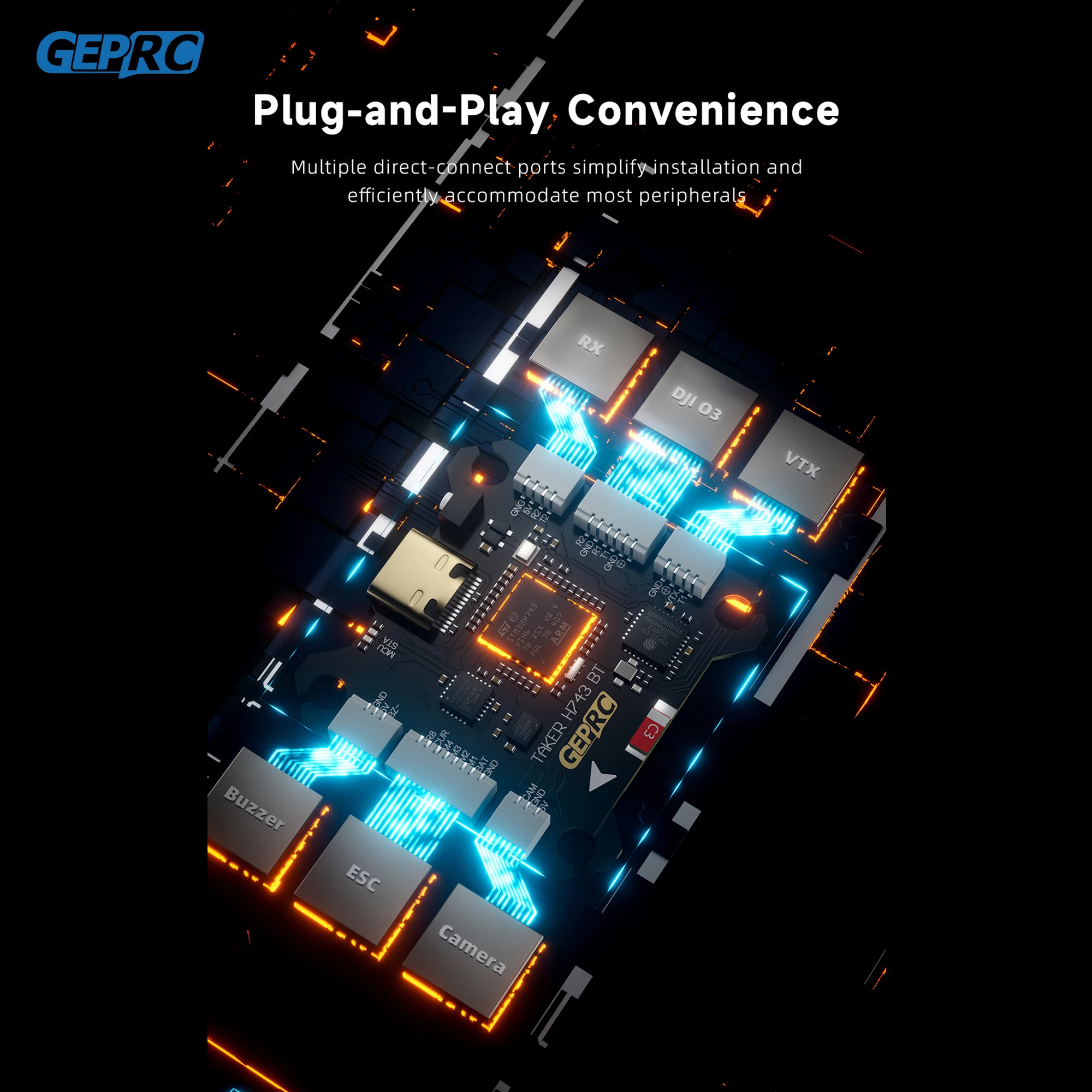 GEPRC TAKER H743 BT 32Bit 65A  - Fpv Drone Flight Controller incelemesi ve fiyatı